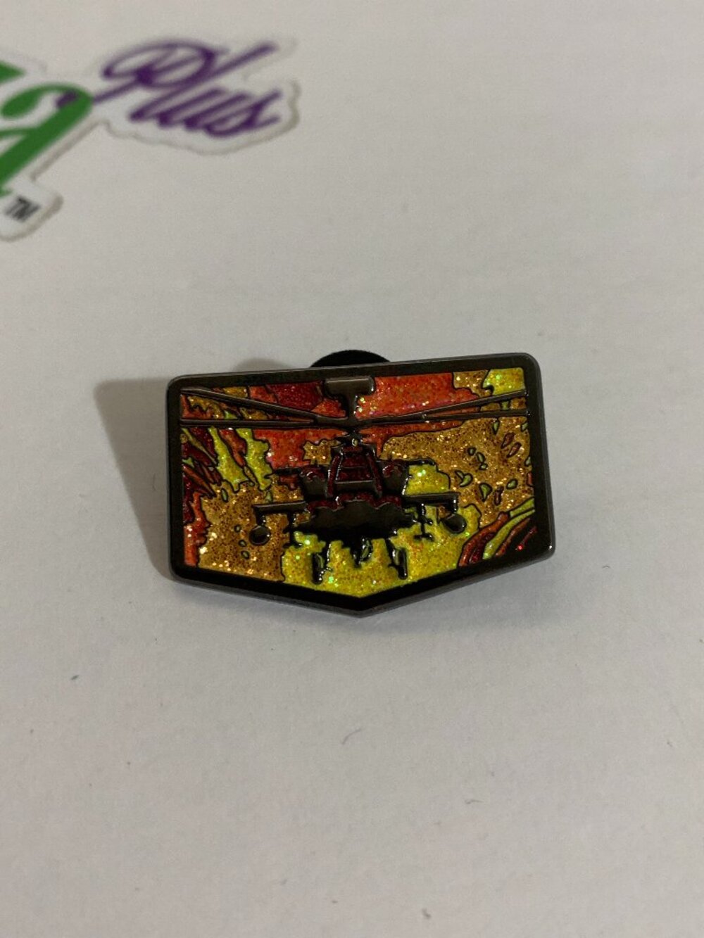 Funky Brims x Hales Speed Shop Hat Pin Halefire AH-64 Apache Helicopter Cap